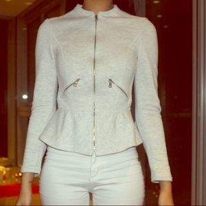peplum blazer zara